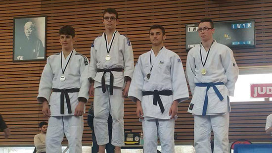 Podium championnat de Bretagne de ju-jitsu 2016